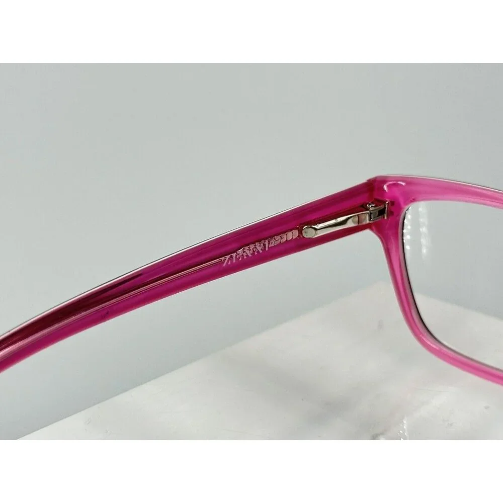 Zenni Kids’ Rectangle Glasses 669321 Mikayla Pink Black (LE-2)